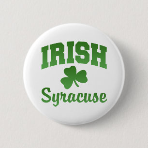 Badge Rond 5 Cm Bouton d'Irlandais de Syracuse