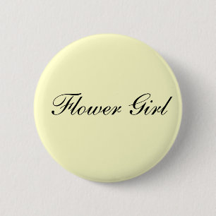 Badge Rond 5 Cm Bouton d'ivoire de demoiselle de honneur