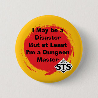Badge Rond 5 Cm Bouton DM de désastre
