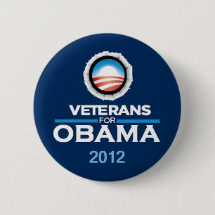 Badge Rond 5 Cm Bouton d'Obama 2012