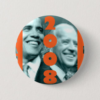 Badge Rond 5 Cm Bouton d'Obama Biden 2008