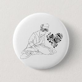 Badge Rond 5 Cm Bouton Docteur