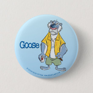 Badge Rond 5 Cm Bouton d'oie