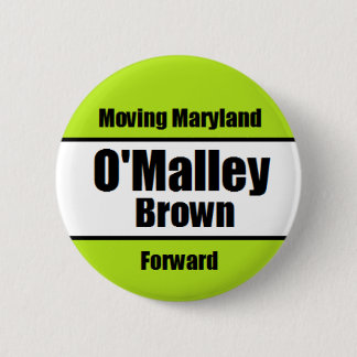 Badge Rond 5 Cm Bouton d'O'Malley-Brun