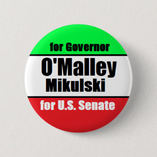 Badge Rond 5 Cm Bouton d'O'Malley Mikulski