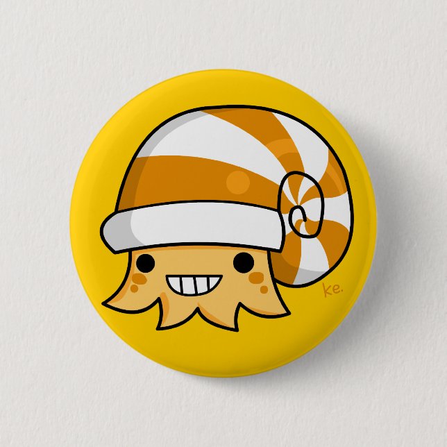 Badge Rond 5 Cm Bouton d'Orin (Devant)