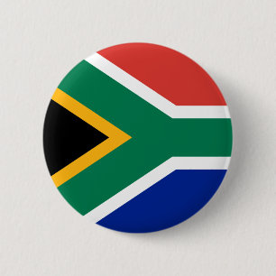 Badge Rond 5 Cm Bouton Drapeau Afrique du Sud