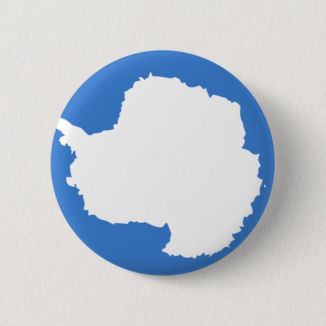 Badge Rond 5 Cm Bouton Drapeau Antarctique (Devant)