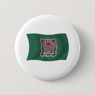 Badge Rond 5 Cm Bouton Drapeau de la tribu Abenaki