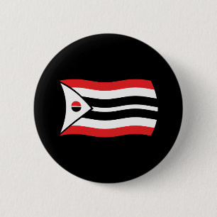 Badge Rond 5 Cm Bouton Drapeau de la tribu Arapaho
