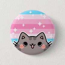 Bouton Drapeau féminin Trans LGBT Pride