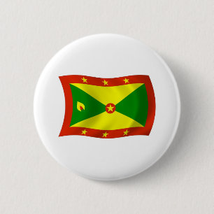 Badge Rond 5 Cm Bouton Drapeau Grenade