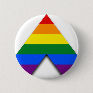 Badge Rond 5 Cm Bouton droit d'allié de LGBT