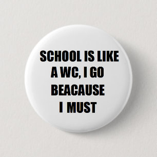Badge Rond 5 Cm Bouton drôle