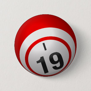 Badge Rond 5 Cm Bouton du bingo-test I 19