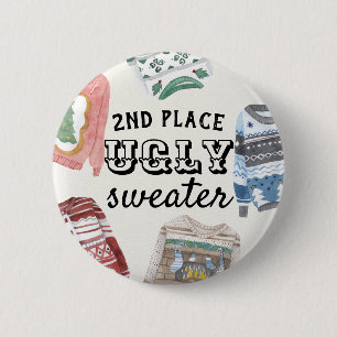 Badge Rond 5 Cm Bouton du concours de sucrerie moche