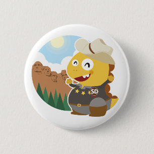 Badge Rond 5 Cm Bouton du Dakota du Sud VIPKID