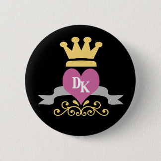 Badge Rond 5 Cm Bouton du DK