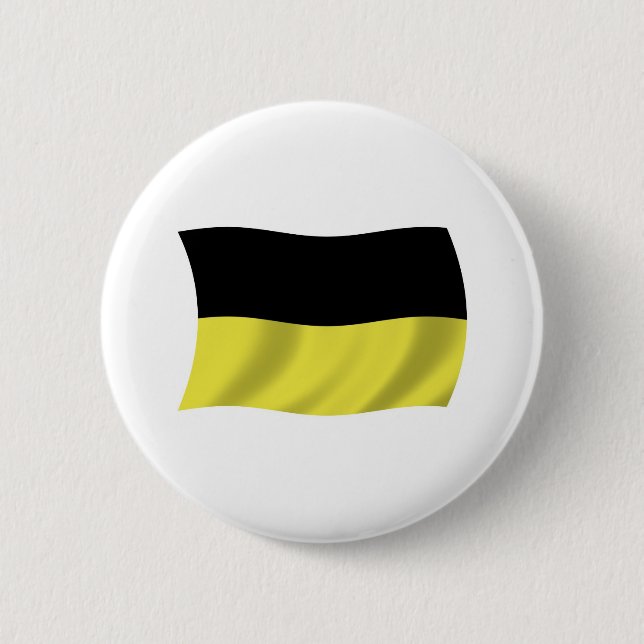 Badge Rond 5 Cm Bouton du drapeau cachoube (Devant)