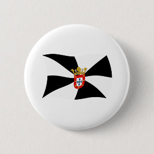 Badge Rond 5 Cm Bouton du drapeau de Ceuta