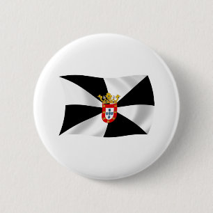 Badge Rond 5 Cm Bouton du drapeau de Ceuta