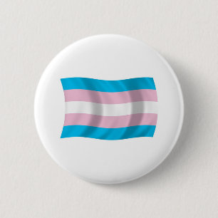 Badge Rond 5 Cm Bouton du drapeau de la fierté transgenre