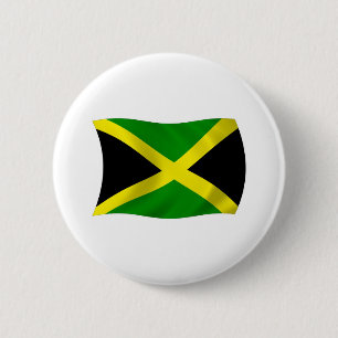 Badge Rond 5 Cm Bouton du drapeau de la Jamaïque
