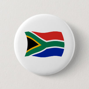 Badge Rond 5 Cm Bouton du drapeau de l'Afrique du Sud