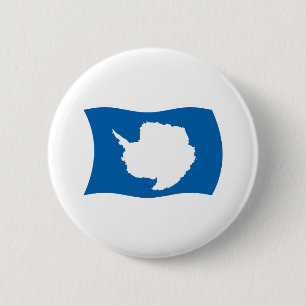 Badge Rond 5 Cm Bouton du drapeau de l'Antarctique
