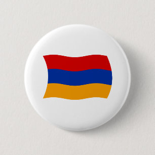 Badge Rond 5 Cm Bouton du drapeau de l'Arménie