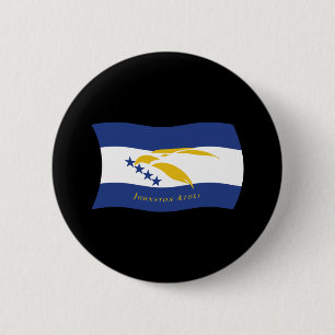 Badge Rond 5 Cm Bouton du drapeau de l'atoll Johnston
