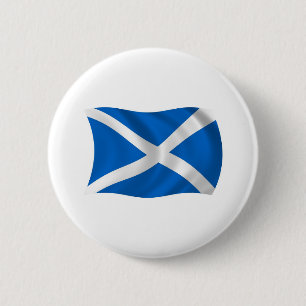 Badge Rond 5 Cm Bouton du drapeau de l'Écosse