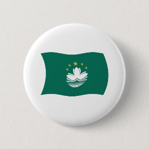 Badge Rond 5 Cm Bouton du drapeau de Macao