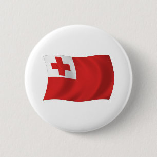 Badge Rond 5 Cm Bouton du drapeau des Tonga