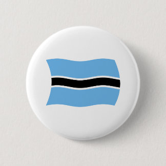Badge Rond 5 Cm Bouton du drapeau du Botswana