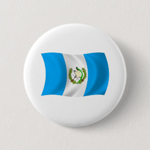 Badge Rond 5 Cm Bouton du drapeau du Guatemala