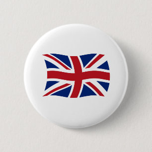 Badge Rond 5 Cm Bouton du drapeau du Royaume-Uni