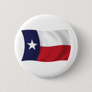 Badge Rond 5 Cm Bouton du drapeau du Texas