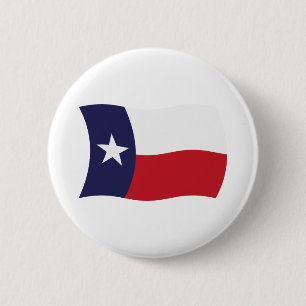 Badge Rond 5 Cm Bouton du drapeau du Texas