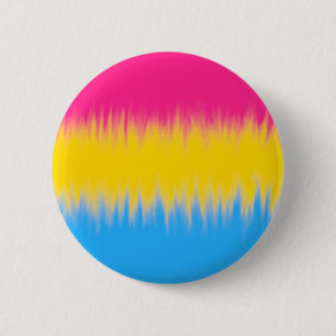 Badge Rond 5 Cm Bouton du drapeau pansexuel