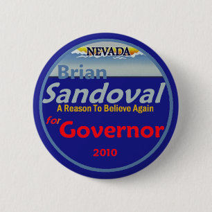 Badge Rond 5 Cm Bouton du gouvernement 2010 de SANDOVAL