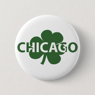 Badge Rond 5 Cm Bouton du jour de St Patrick d'Irlandais de