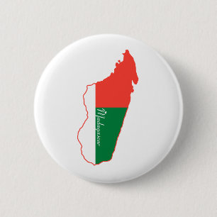 Badge Rond 5 Cm Bouton du Madagascar