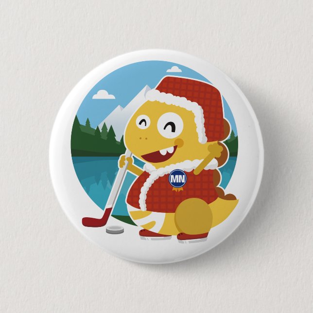 Badge Rond 5 Cm Bouton du Minnesota VIPKID (Devant)