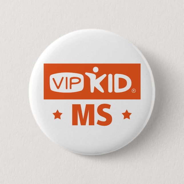 Badge Rond 5 Cm Bouton du Mississippi VIPKID (Devant)