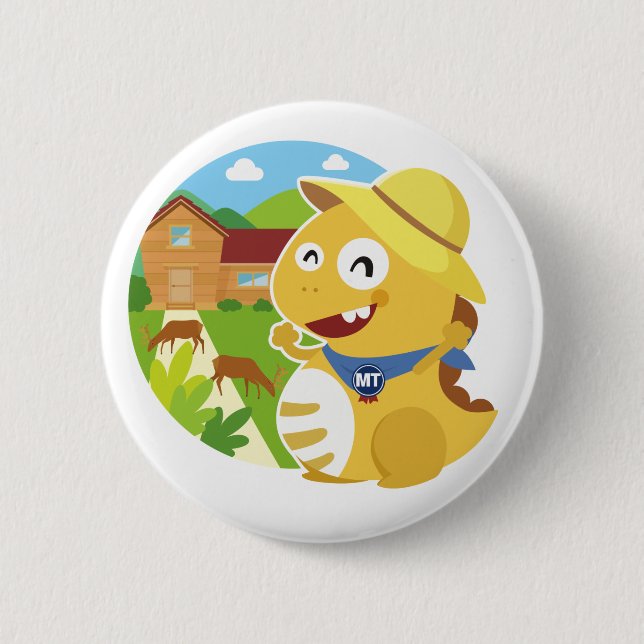 Badge Rond 5 Cm Bouton du Montana VIPKID (Devant)