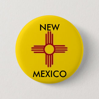 Badge Rond 5 Cm Bouton du Nouveau Mexique
