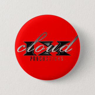 Badge Rond 5 Cm Bouton du nuage IX