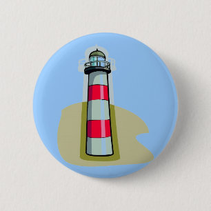 Badge Rond 5 Cm Bouton du phare