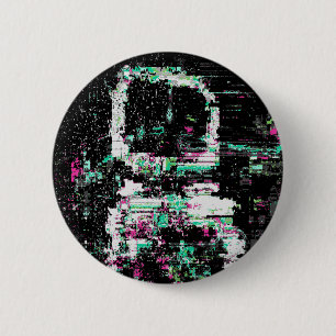 Badge Rond 5 Cm Bouton du problème 0010